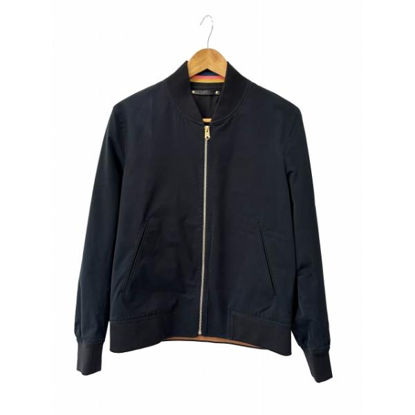 ポールスミス PAUL SMITH ブルゾン ジャケット PF-OC-66592 L 黒 ブラック ブランド古着ベクトル 中古●260424 メンズ