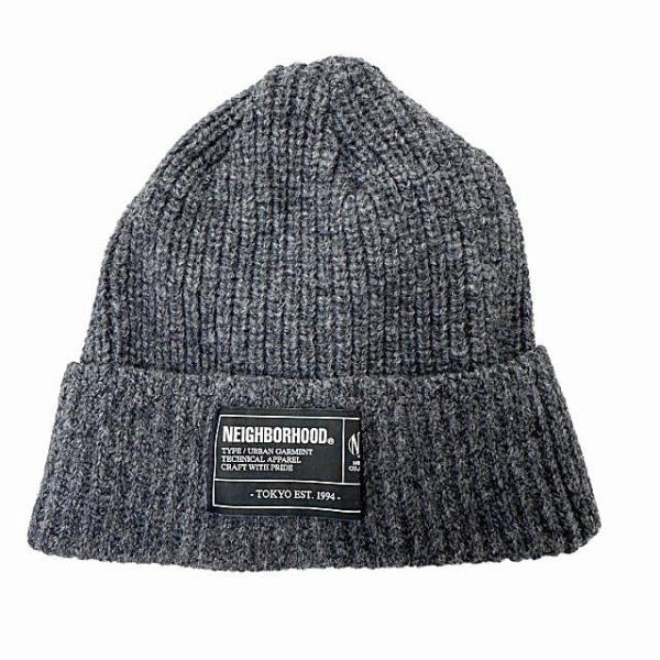 ネイバーフッド NEIGHBORHOOD 25AW JP BEANIE リブ ニットキャップ