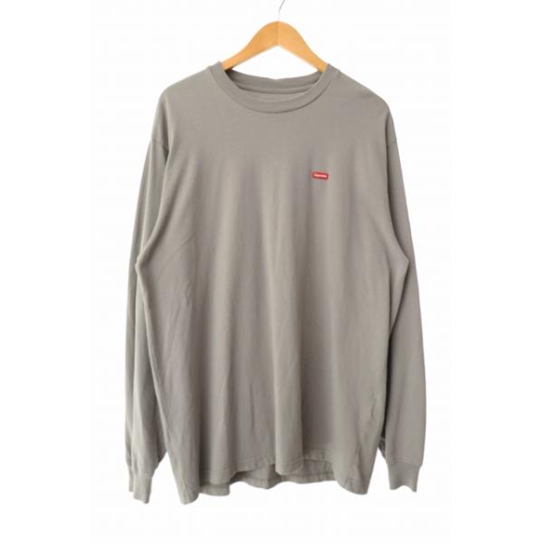 Supreme 26SS スモールボックスロゴ グレー M 長袖カットソー Supreme（シュプリーム） SUPREME 26SS Small Box Logo L/S Tee