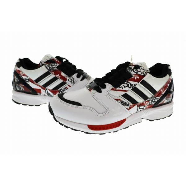 アディダス adidas ×atmos アトモス ZX 8000 Graffiti グラフィティ GW6028 26.5 赤 レッド ブランド古着ベクトル 中古▲■260530 メンズ