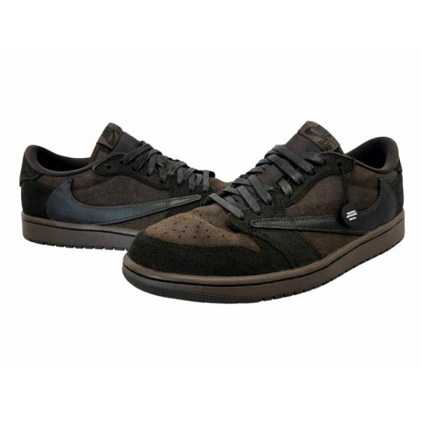 ナイキ NIKE ×TRAVIS SCOTT トラヴィス スコット AIR JORDAN 1 LOW エア ジョーダン 1 ロー ベルベット ブラウン アンド ダークモカ DM786