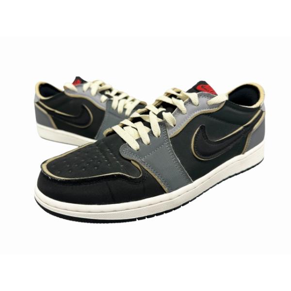 ナイキ NIKE AIR JORDAN 1 RETRO LOW OG EX エアジョーダン1 ロー ブラック アンド スモーク グレー DV0982-006 28 ブラック グレー 260707