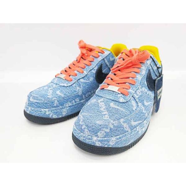 中古 Nike 未使用品 ナイキ Nike コラボ Air Force 1 Force Low Levis 19 Cv0670 447 リーバイス コラボ エアフォース ロー 26 5cm ブランド古着ベクトル 01 037 ブランド古着販売のベクトル