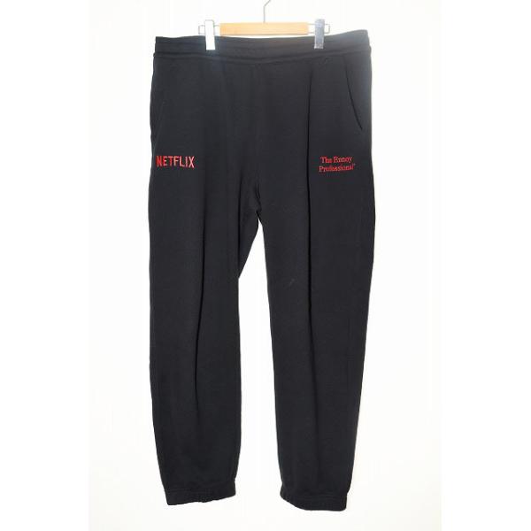 エンノイ ENNOY × Stylistshibutsu × Netflix SWEAT PANTS BLACK 