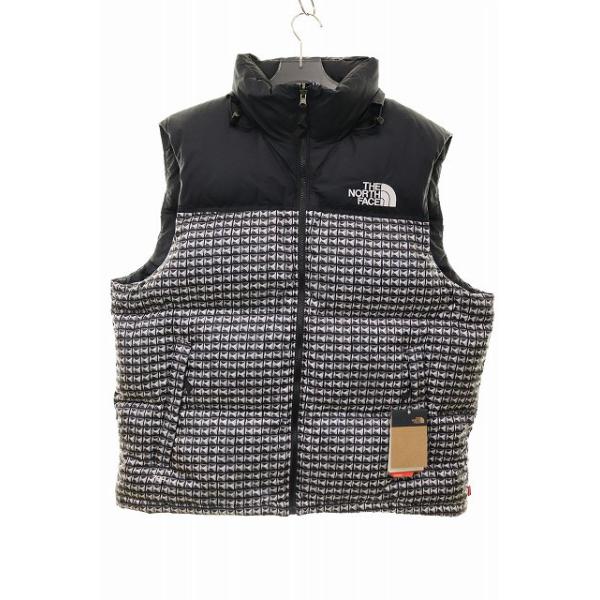 ノースフェイスセンターロゴヌプシダウンベスト　S　シュプリーム Supreme シュプリーム SUPREME × THE NORTH FACE 21SS STUDDED