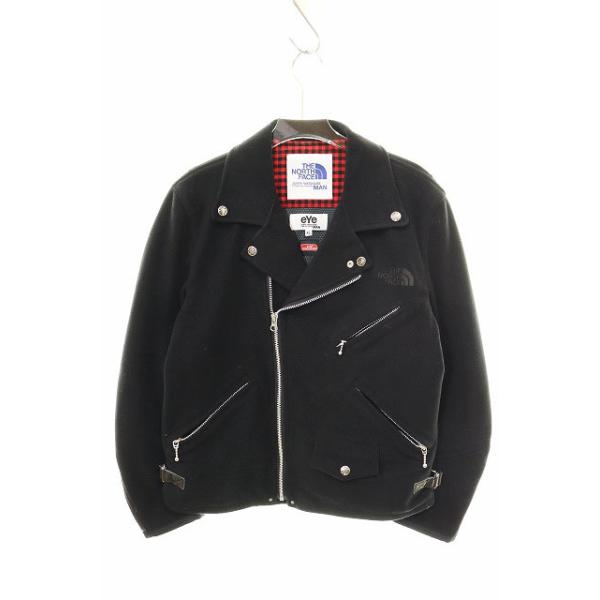 極美品　ジュンヤワタナベ コムデギャルソン　スタッズ　ダブルライダースジャケット 極美品ジュンヤワタナベ コムデギャルソンスタッズダブル