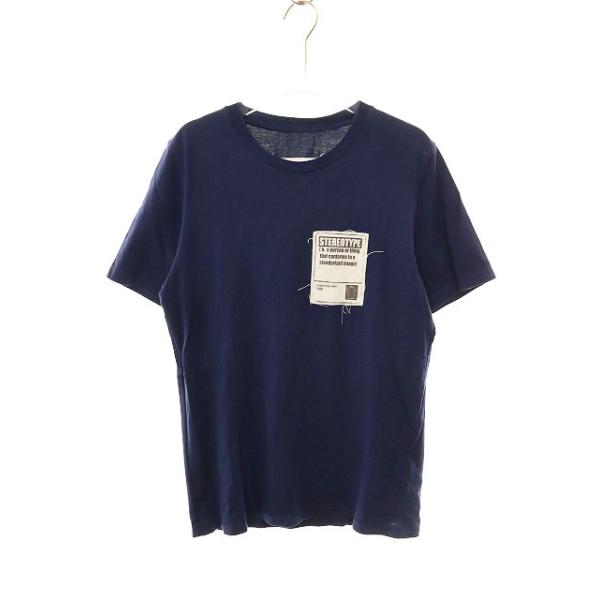 MAISON MARGIELA ネイビー Tシャツ サイズ10 48 メンズ MAISON MARGIELA ネイビー Tシャツ サイズ10 48 メンズ MAISON
