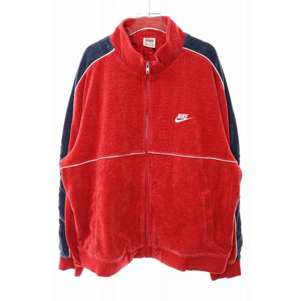 最終価格　タグ付21ss Supreme Nike トラックジャケット　ジャージ Supreme シュプリーム SUPREME × NIKE 21SS VELOUR TRACK JACKET