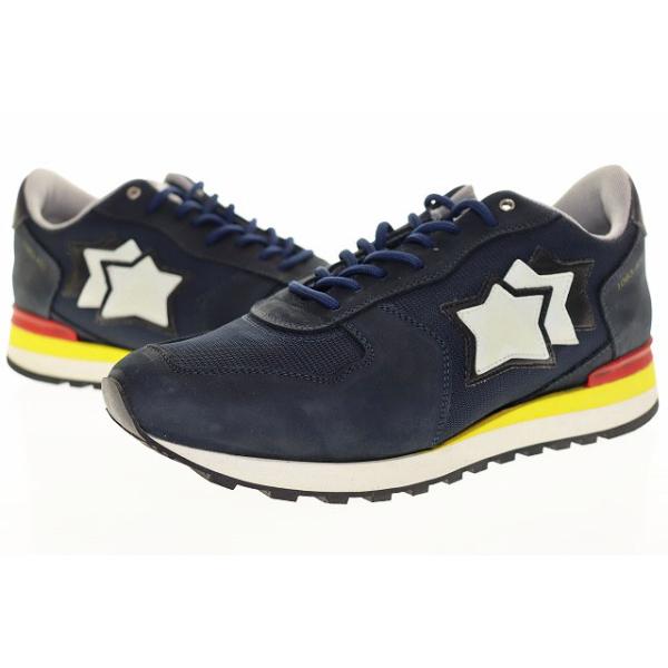 【中古】アトランティックスターズ Atlantic Stars NUMERO ANTARES VIBRAM NAVY SIZE 43 1083-431 ●▲■250413 アトランティックスターズ Atlantic Stars NUMERO ANTARES VIBRAM NAVY