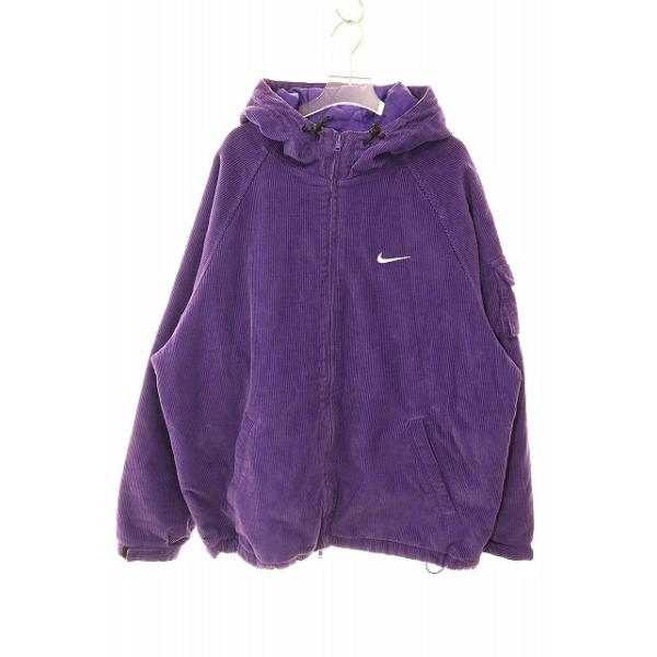 シュプリームナイキアークコーデュロイジャケット/赤/S 訳あり値下げ！ Supreme x Nike Arc Corduroy Hooded Jacketナイキ コーデュロイ