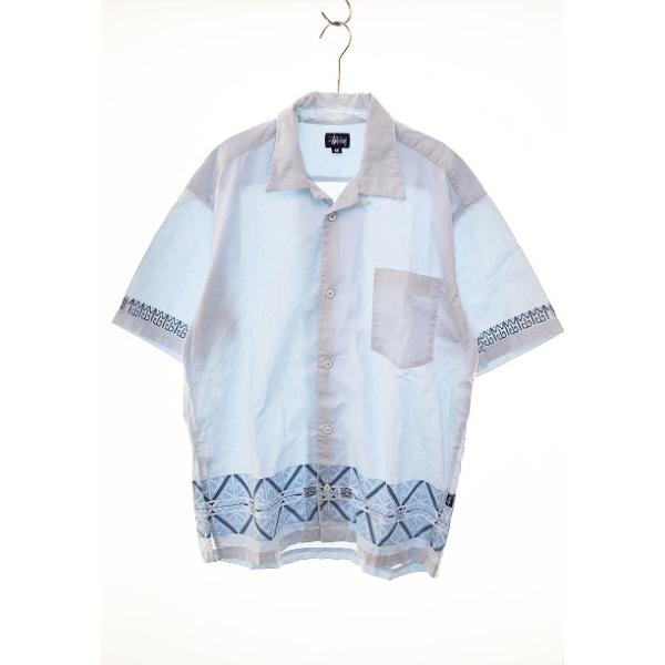 Old Stussy 90s 半袖シャツ USA製 M ネイビー Old Stussy 90s 半袖シャツ USA製 M ネイビー - メルカリ