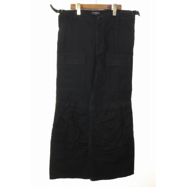 【中古】バレンシアガ BALENCIAGA 23AW FLARED CARGO PANTS BLACK M 768810 TKP27 フレア カーゴ パンツ ☆AA★251109 BALENCIAGA（バレンシアガ） BALENCIAGA 23AW FLARED CARGO PANTS