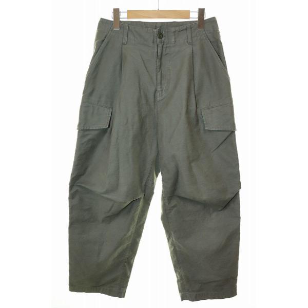 【中古】WEWILL 22AW CARGO PANTS SIZE 1 W-012-6006 ウィーウィル カーゴ パンツ カーキ ●250603 vectorpremium_037-902505310016