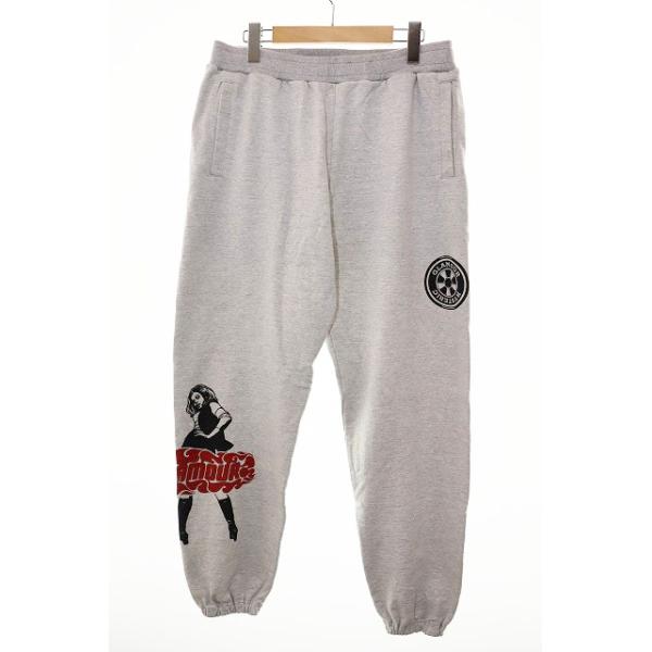 HYSTERIC GLAMOUR ヒステリックグラマー 24SS 02241CP01 HG BOX VIXEN GIRL ビクセンガールプリント スウェットパンツ ブラック系 M【新古品】【未使用】【中古】 HYSTERIC GLAMOUR（ヒステリックグラマー） HYSTERIC GLAMOUR 24SS HG