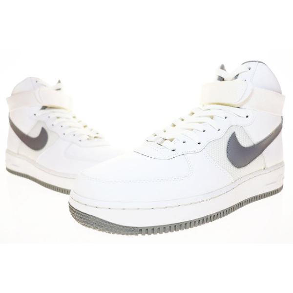 Nike Air Force 1 ホワイト×グレー 25cn NIKE＞エア フォース 1 07 ホワイト/グレー スニーカー