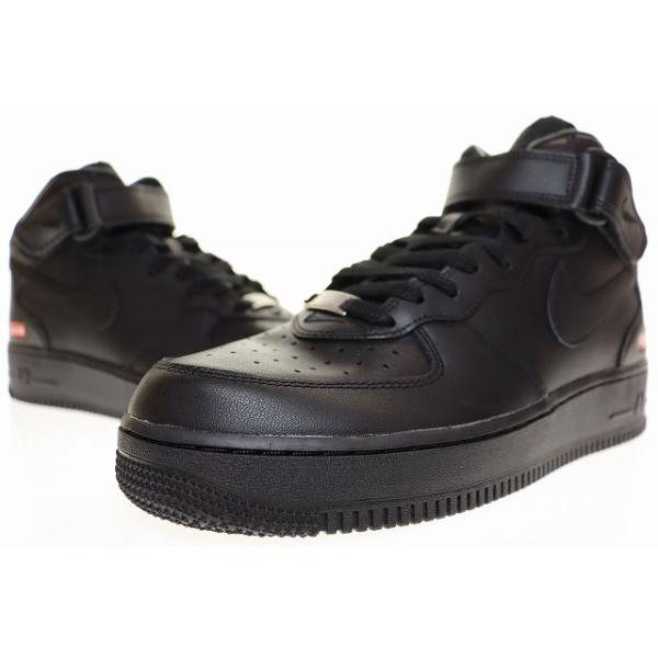 【新品】NIKEシュプリームエアフォース1ミッド ブラックFZ8784-001 precious-place_6155