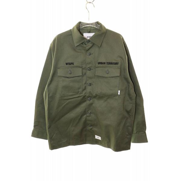 ダブルタップスWTAPS DAWN. M NECK LS オリーブドラブ M vectorpremium_037-902506230006