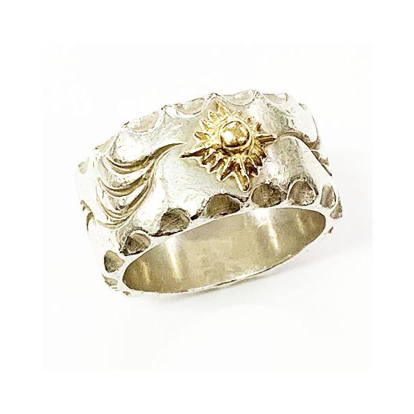 オーダー品 ARIZONA FREEDOM K18フラワー 金蝋 リング 18号 アリゾナ