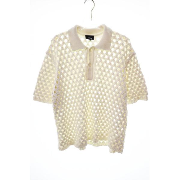 トップス stussy mesh poro Stüssy - Big Mesh Polo Sweater | HBX - Globally Curated