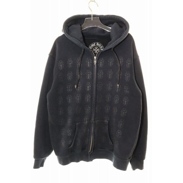 CHROME HEARTS クロムハーツ ダガー プリント ジップアップ