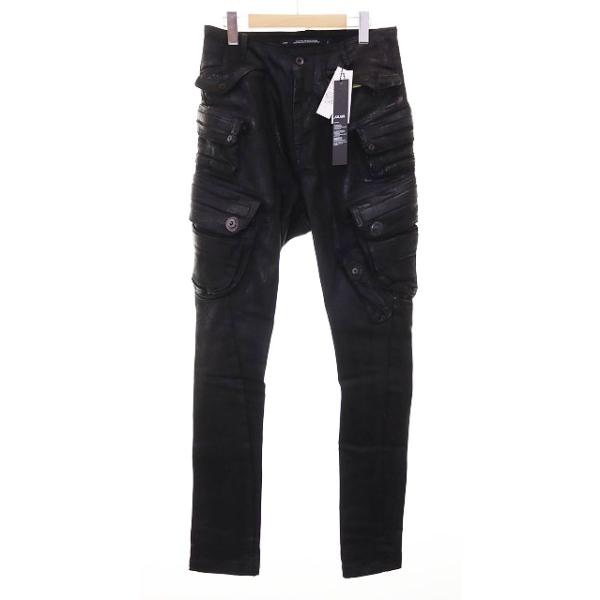 ユリウス JULIUS 24SS TROUSERS 10．5oz STRETCH DENIM PLASTER サイズ
