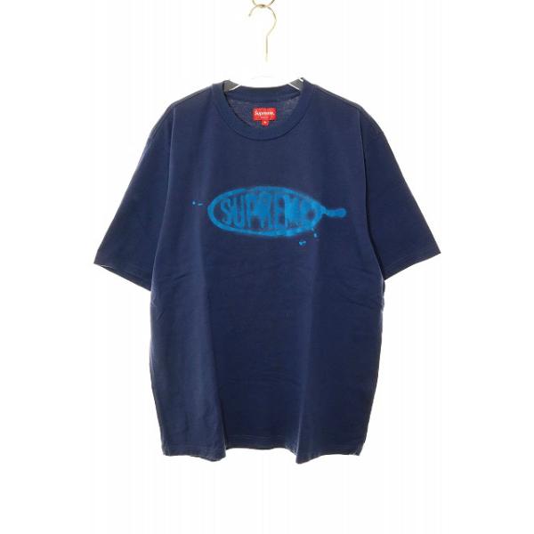 【中古】シュプリーム SUPREME 22SS INK BLOT S/S TOP TEE BLUE M インクブロット トップ Tシャツ ☆AA★250823 Supreme シュプリーム SUPREME 22SS INK BLOT S/S TOP TEE BLUE M