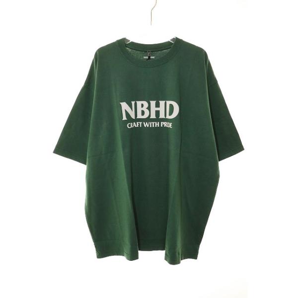 【中古】ネイバーフッド NEIGHBORHOOD NH . TEE SS-5 GREEN XXL 232PCNH-ST05 ロゴ Tシャツ 半袖 ☆AA★■251007 ネイバーフッド NEIGHBORHOOD NH . TEE SS-5 GREEN XXL 232PCNH-ST05