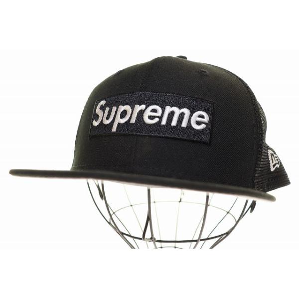 Supreme（シュプリーム） SUPREME BOX LOGO MESH BACK NEW ERA BLACK 7