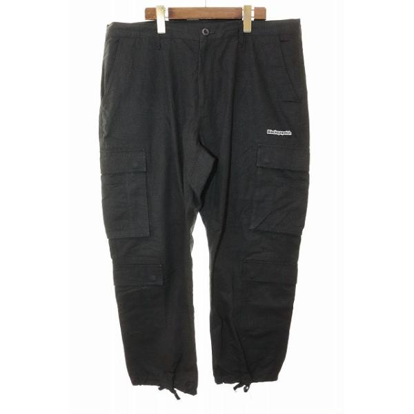 【中古】ブラックアイパッチ THE BLACK EYE PATCH リップストップ カーゴパンツ XL ブラック 黒 ☆AA★250926 メンズ vectorpremium_037-902508100044