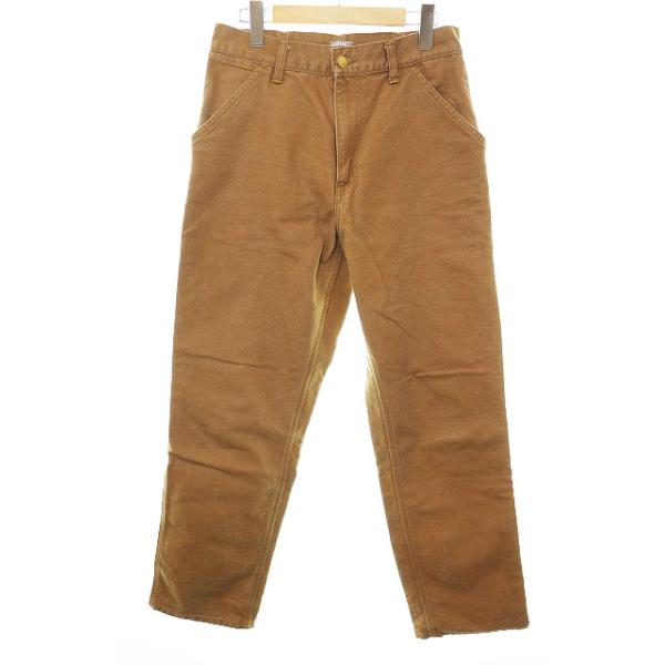 カーハート carhartt wip SINGLE KNEE PANT BROWN 28/32 I001002