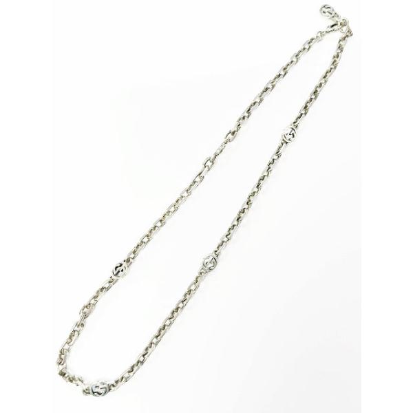 GUCCI（グッチ） インターロッキングG ネックレス Ag925 シルバー
