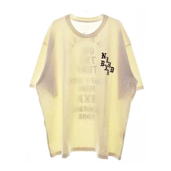 【中古】ネイバーフッド NEIGHBORHOOD × BORN & RAISED 25SS NH TEE SS-2 CREAM 3XL ボーン アンド レイズド Tシャツ ネイバーフッド NEIGHBORHOOD × BORN & RAISED 25SS NH TEE SS-2 CREAM