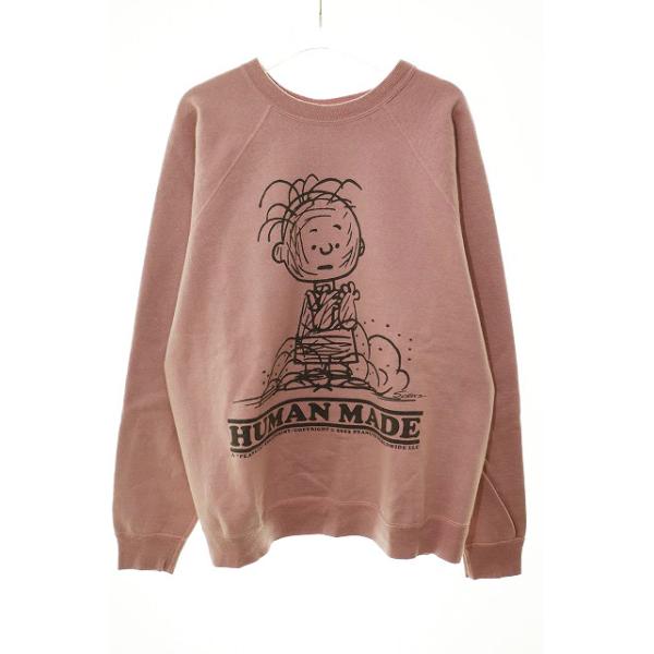 ヒューマンメイド HUMAN MADE 23SS PEANUTS SWEATSHIRT #2 PINK L