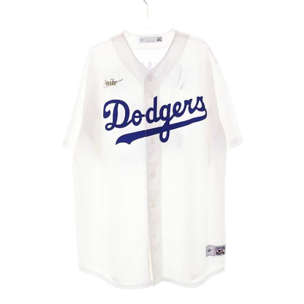 Nike Dodgers ユニフォーム ホワイト　Lサイズ Los Angeles Dodgers Nike Home Replica Jersey - White