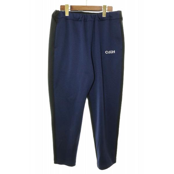 【中古】コムデギャルソンオム COMME des GARCONS HOMME 19AW CdGH刺繍 サイドライン トラックパンツ ●251020 コムデギャルソンオム COMME des GARCONS HOMME 19AW CdGH刺繍 サイド