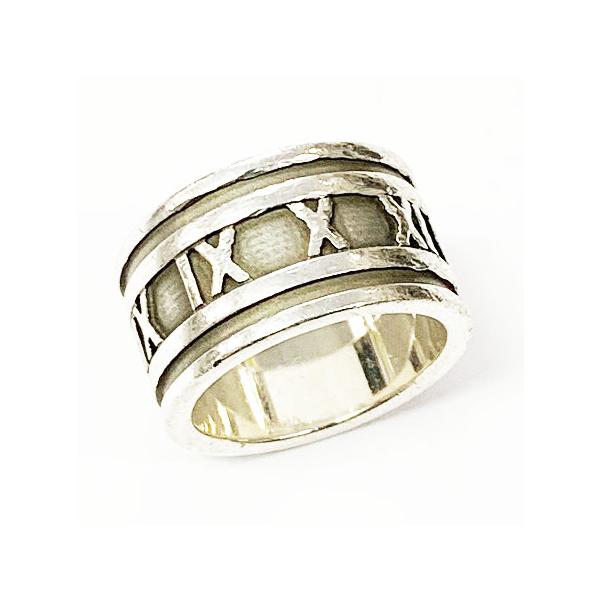 ティファニー TIFFANY & CO. アトラス ワイド リング 12号 シルバー