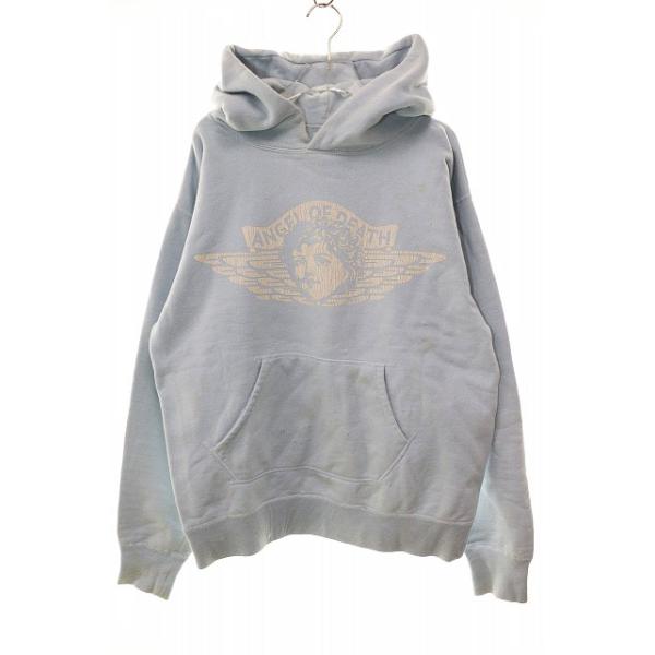 【中古】セントマイケル SAINTMICHAEL 21SS HOODIE ANGEL M ダメージ加工 エンジェル プリント ☆AA★251217 セントマイケル SAINTMICHAEL 21SS HOODIE ANGEL M SM-S21-0000-042