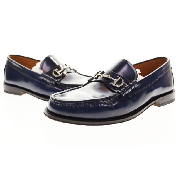 ディオール Dior LOAFER NAVY 41 3LO113ZGH ビット ローファー