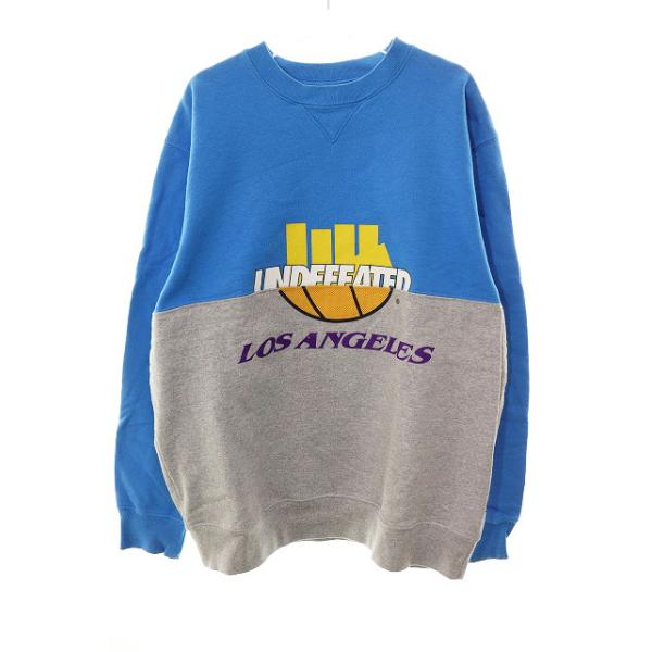 【中古】アンディフィーテッド UNDEFEATED LAKERS SWEATSHIRT L 213077010022 スウェット バイカラー 251206 アンディフィーテッド UNDEFEATED LAKERS SWEATSHIRT L 213077010022