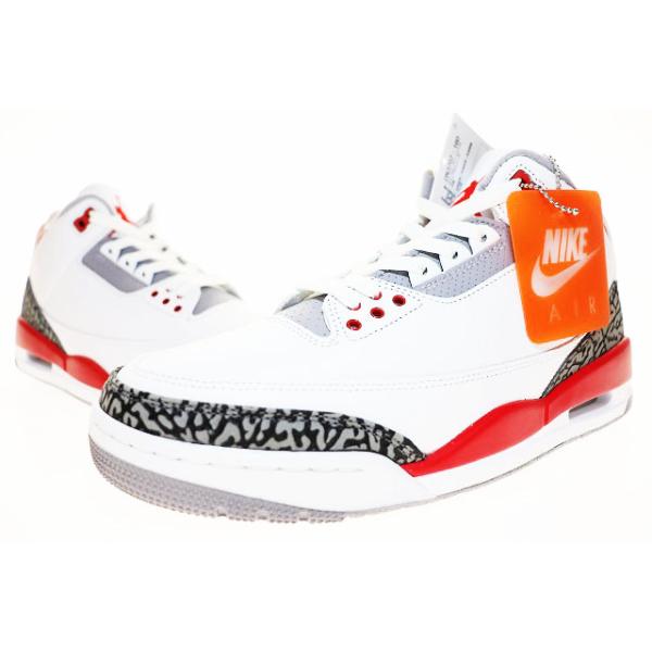 NIKE（ナイキ） NIKE AIR JORDAN 3 RETRO FIRE RED 2022 28cm DN3707