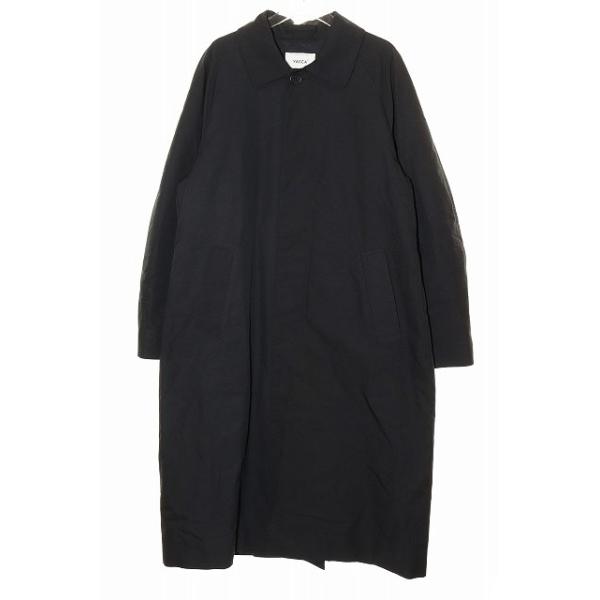 ヤエカ YAECA SOUTIEN COLLAR LONG COAT NAVY S 18552 ステン カラー