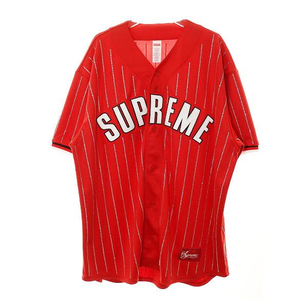 Supreme（シュプリーム） SUPREME 22SS RHINESTONE STRIPE BASEBALL