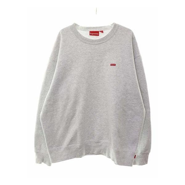 Supreme（シュプリーム） SUPREME SMALL BOX LOGO CREWNECK GREY L