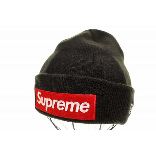Supreme（シュプリーム） × NEW ERA BOX LOGO BEANIE BLACK ニューエラ