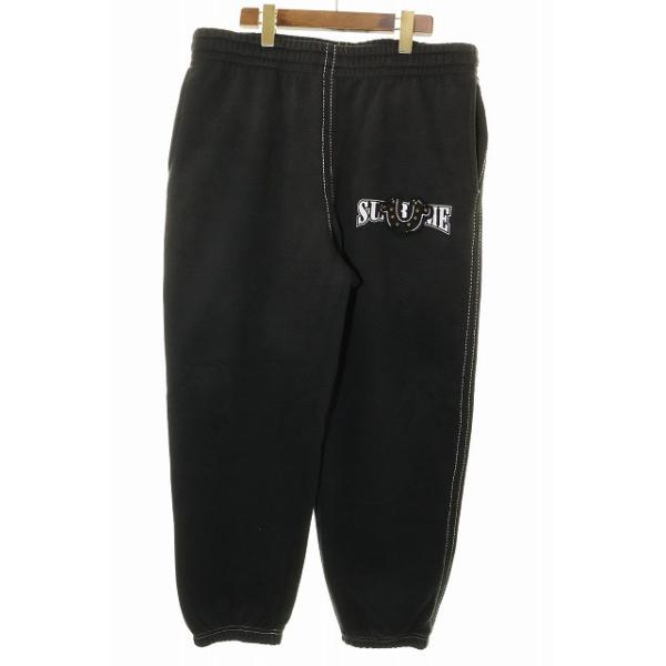 Supreme（シュプリーム） × TRUE RELIGION SWEATPANT BLACK L トゥルー
