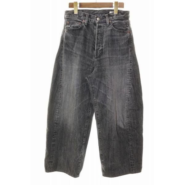 hyke ハイク　バレルレッグ　デニム　ジーンズ　1 ハイク HYKE DENIM BARREL LEG JEANS 1 デニム バレル レッグ ジーンズ