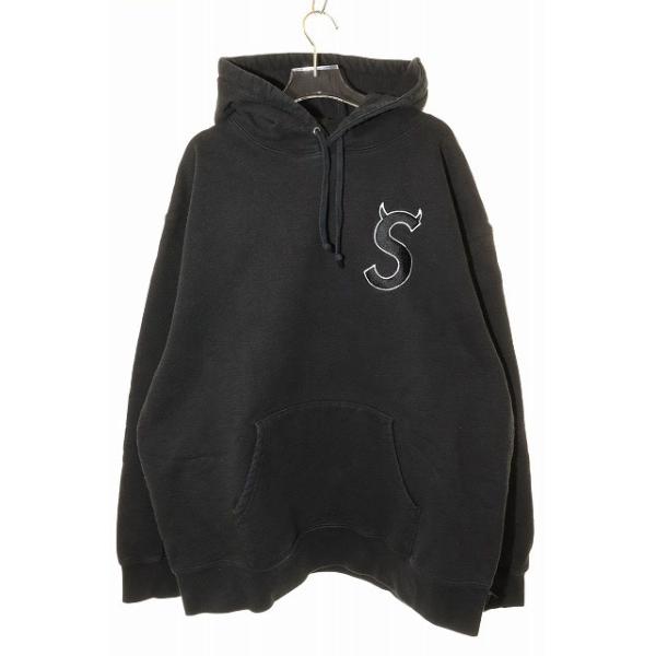 Supreme（シュプリーム） SUPREME S LOGO HOODED SWEATSHIRTS BLACK XL