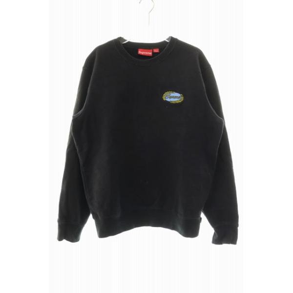Supreme クルーネック トレーナー L Supreme（シュプリーム） SUPREME 19SS CHAIN LOGO CREWNECK BLACK
