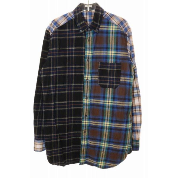 LOEWE（ロエベ） LOEWE ELN PATCHWORK CHECK OVERSHIRT S H2299920SU