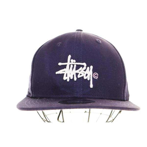 STUSSY（ステューシー） × NEWERA 9FIFTY CAP NAVY ニューエラ ロゴ